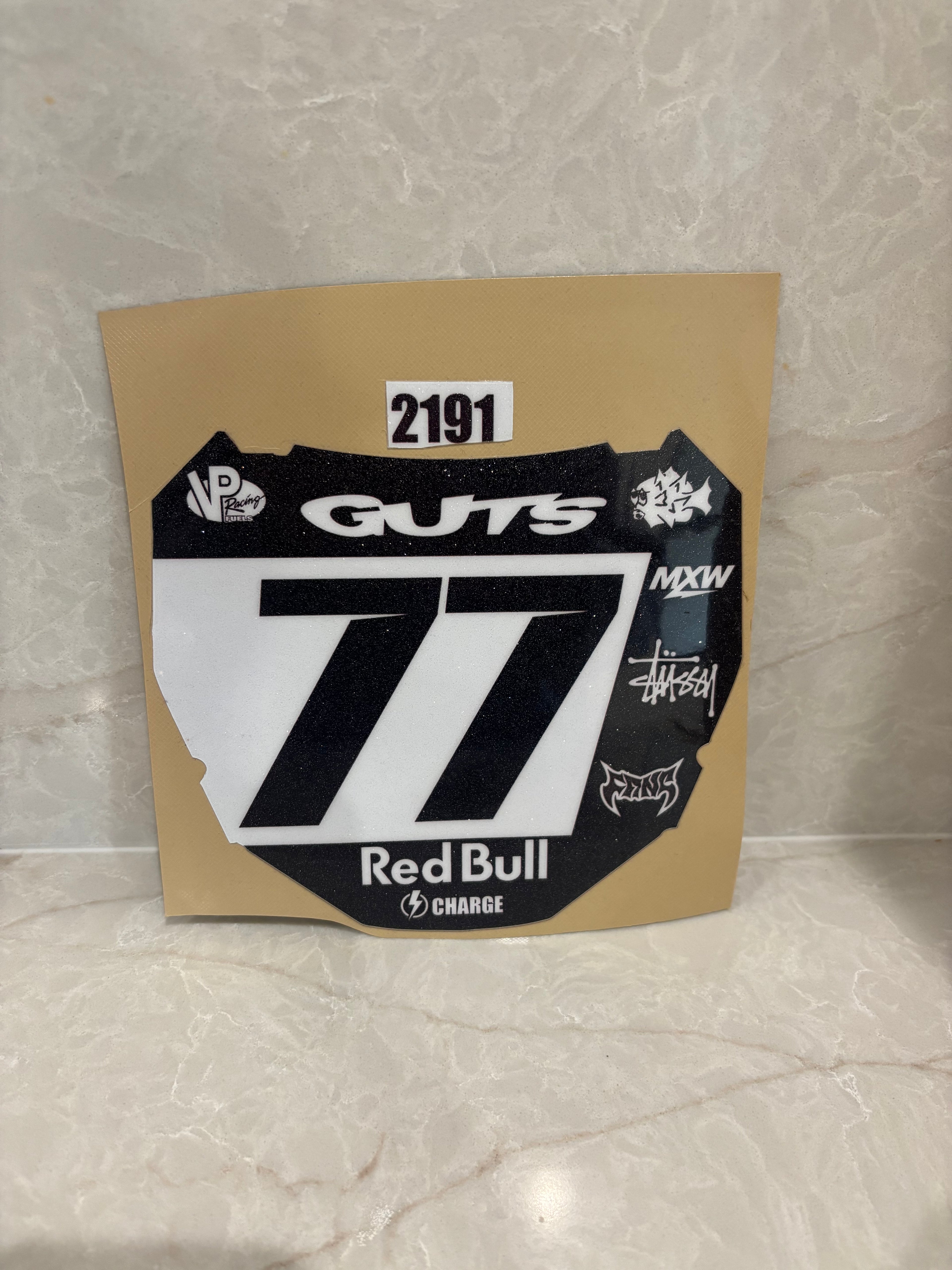 ODI plate sticker (Sparkle)