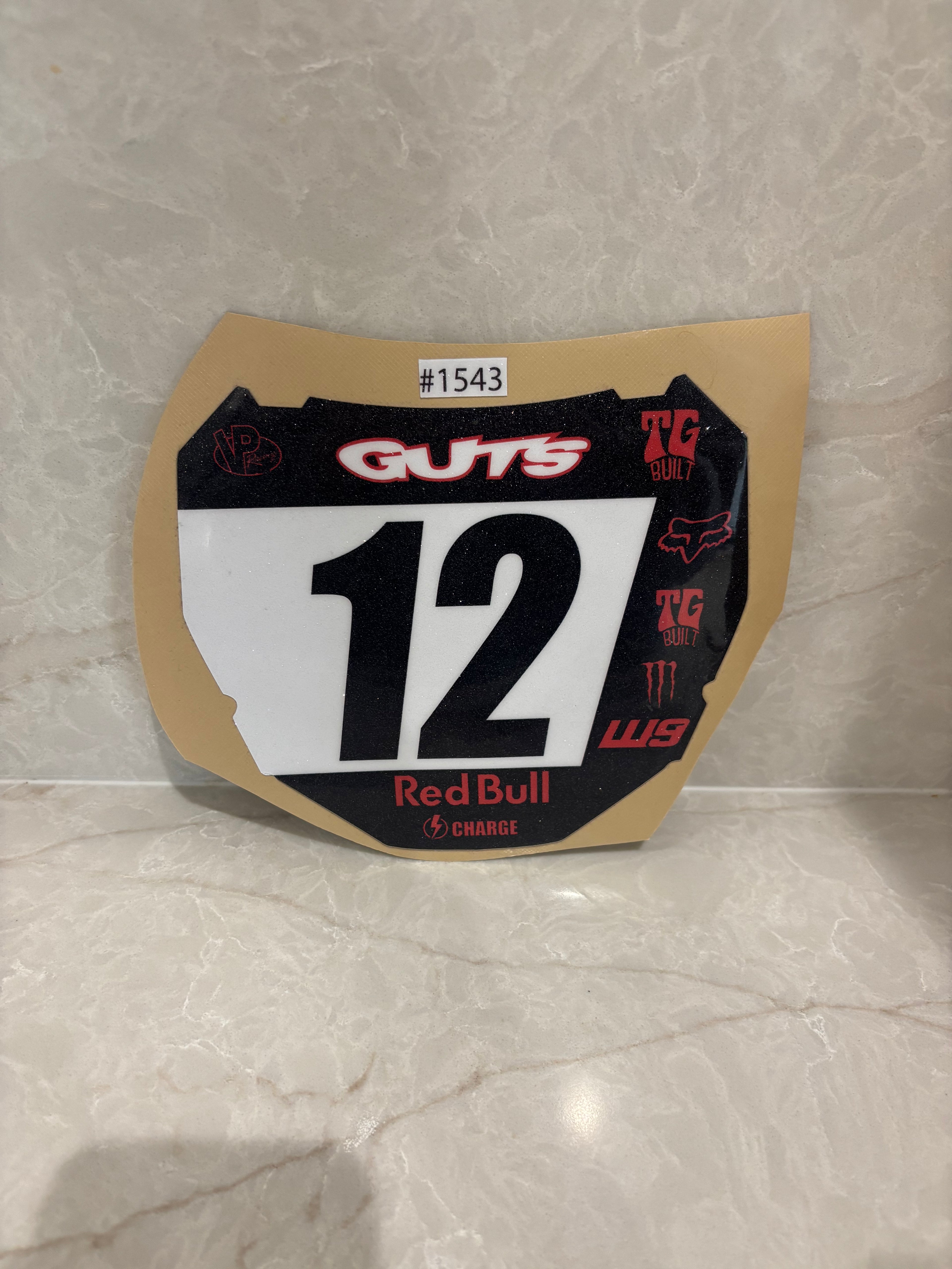 ODI plate sticker (Sparkle)