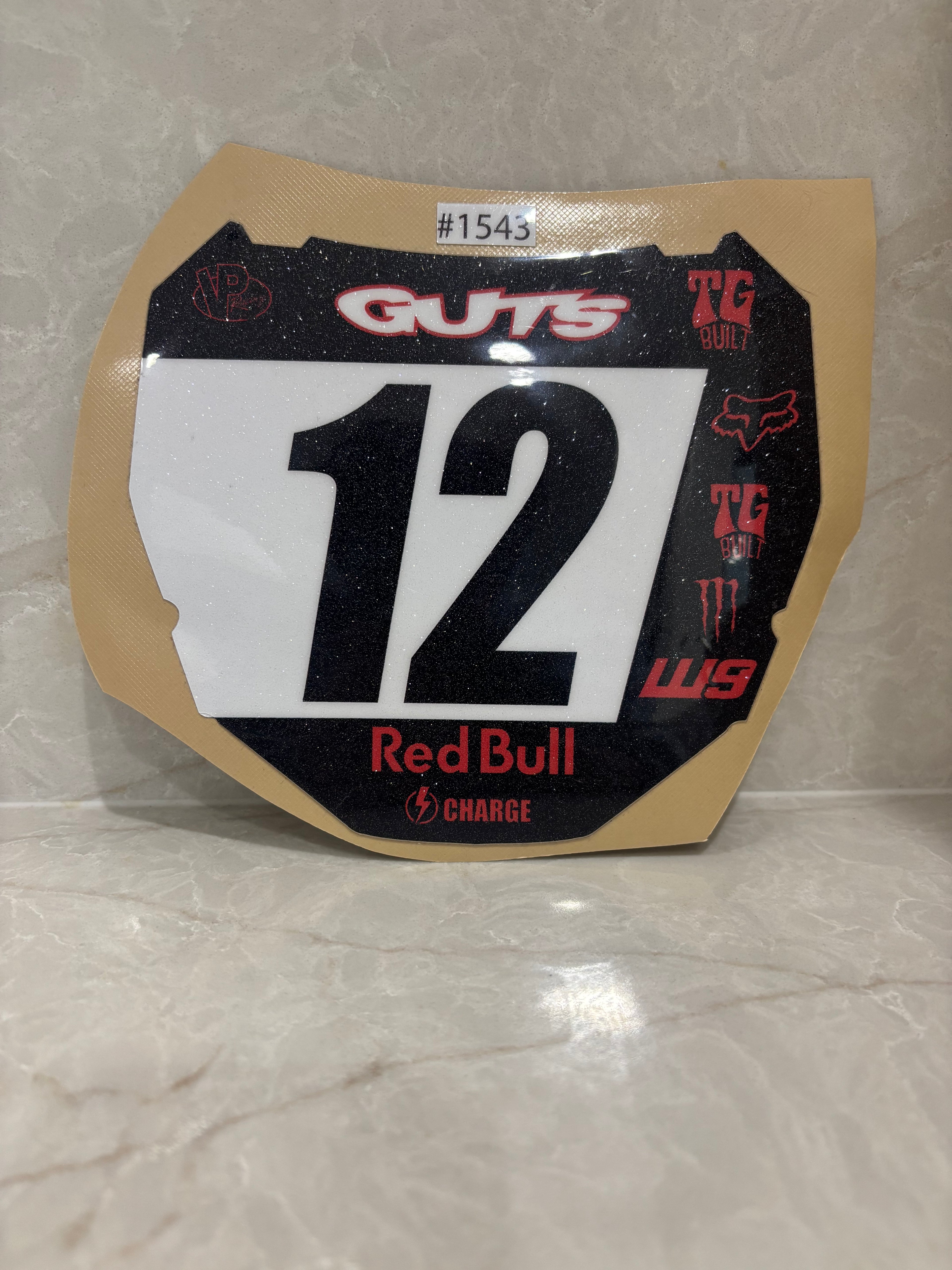 ODI plate sticker (Sparkle)