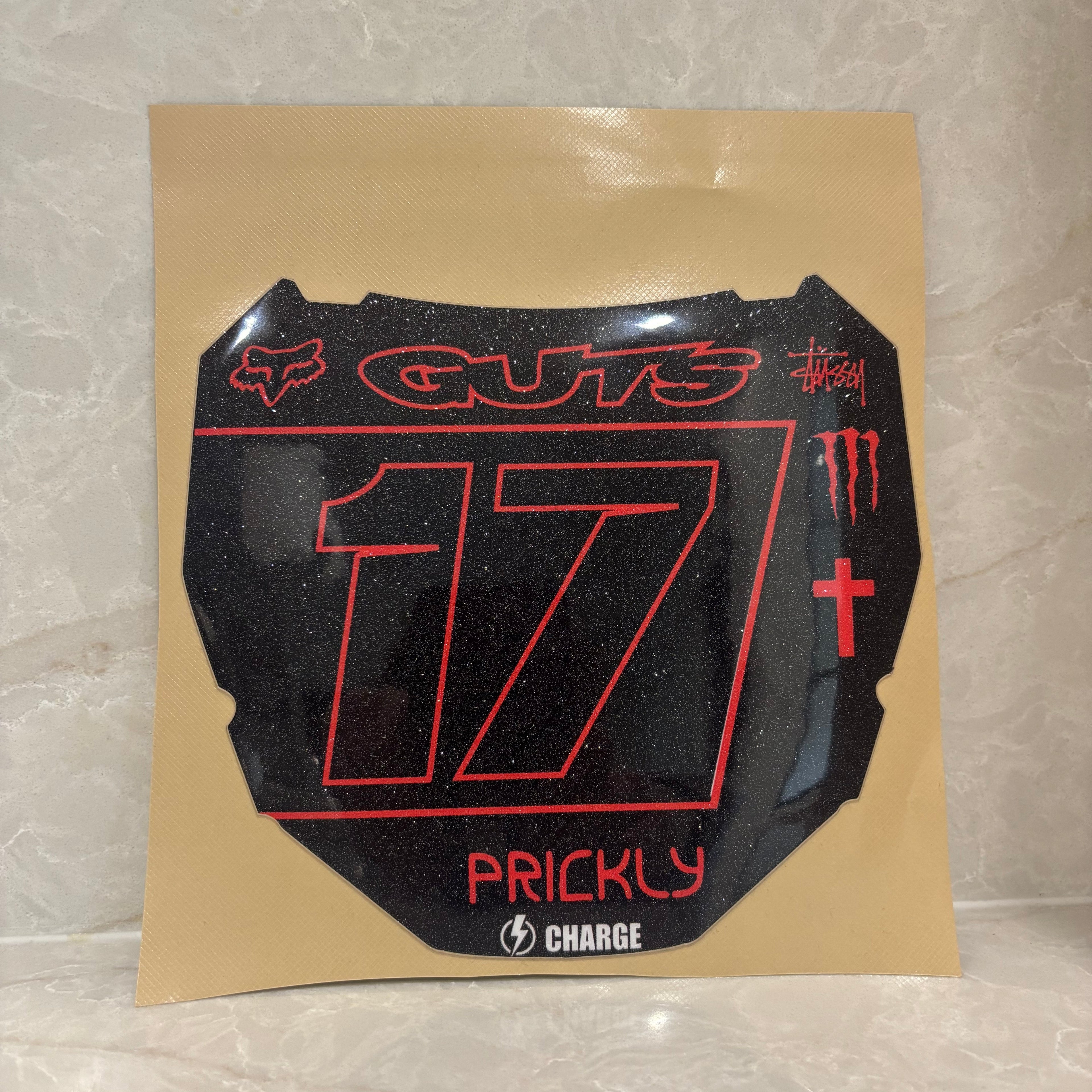 ODI plate sticker (Sparkle)