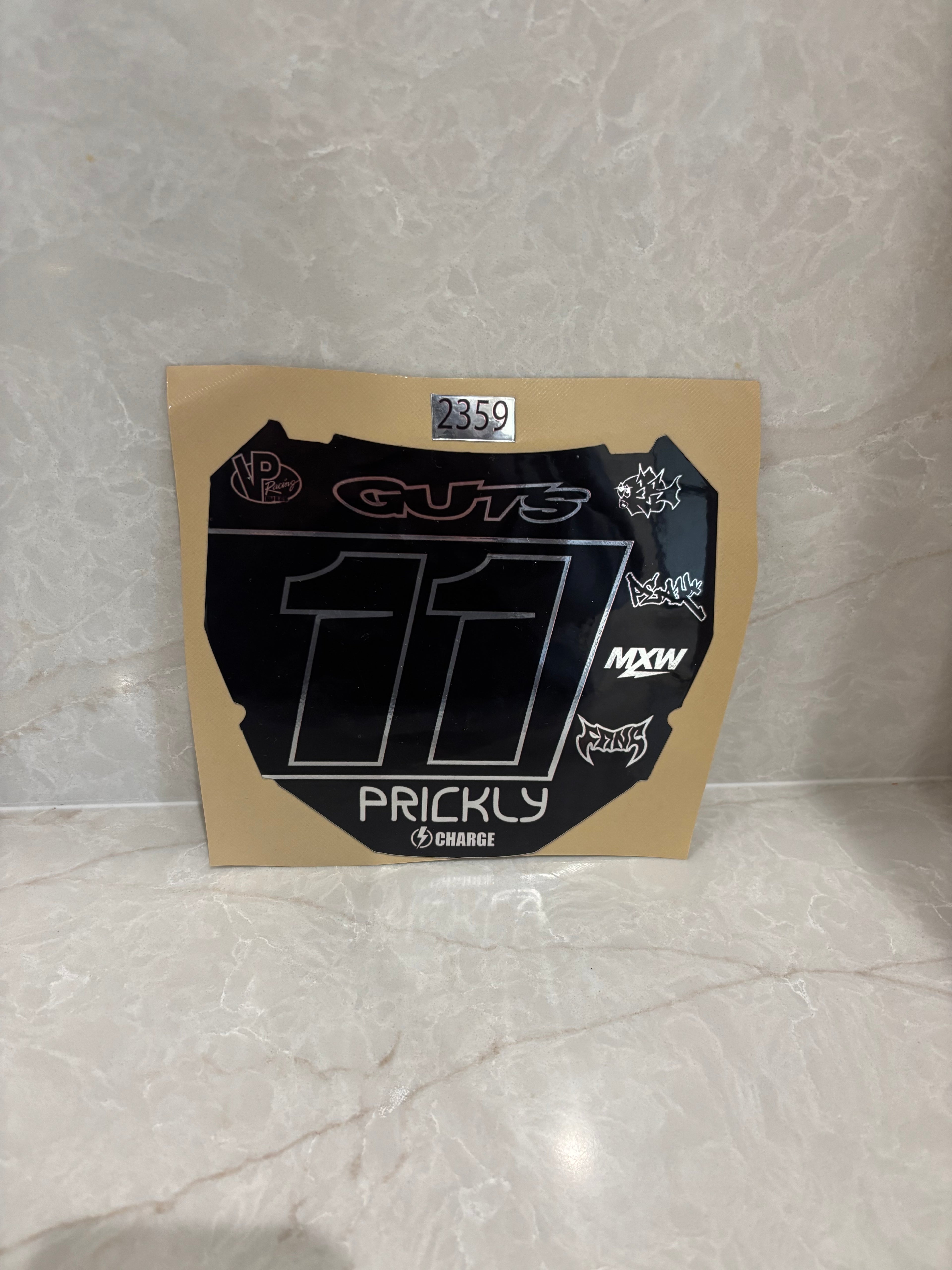 ODI plate sticker (Chrome)