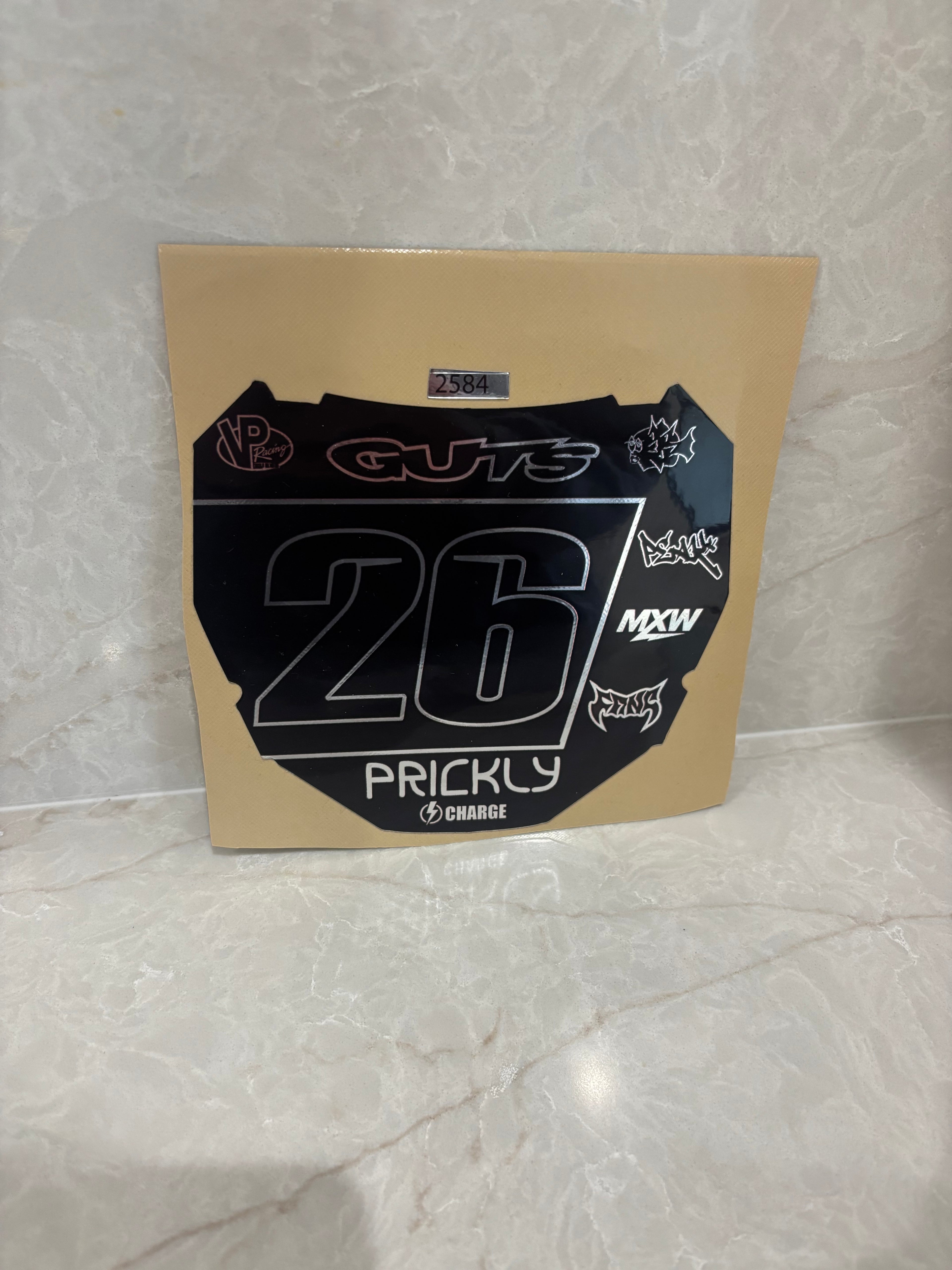 ODI plate sticker (Chrome)