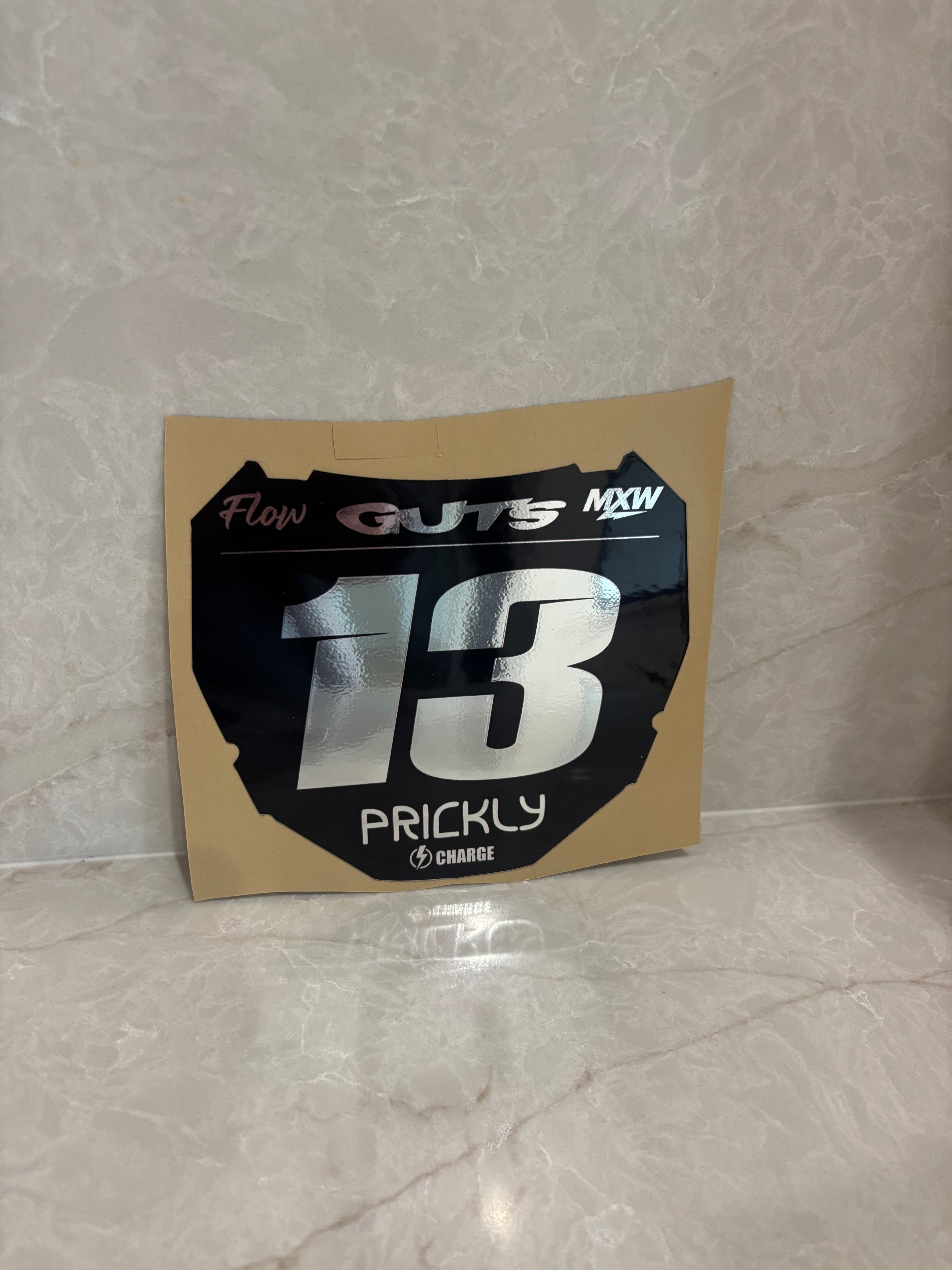 ODI plate sticker (Chrome)