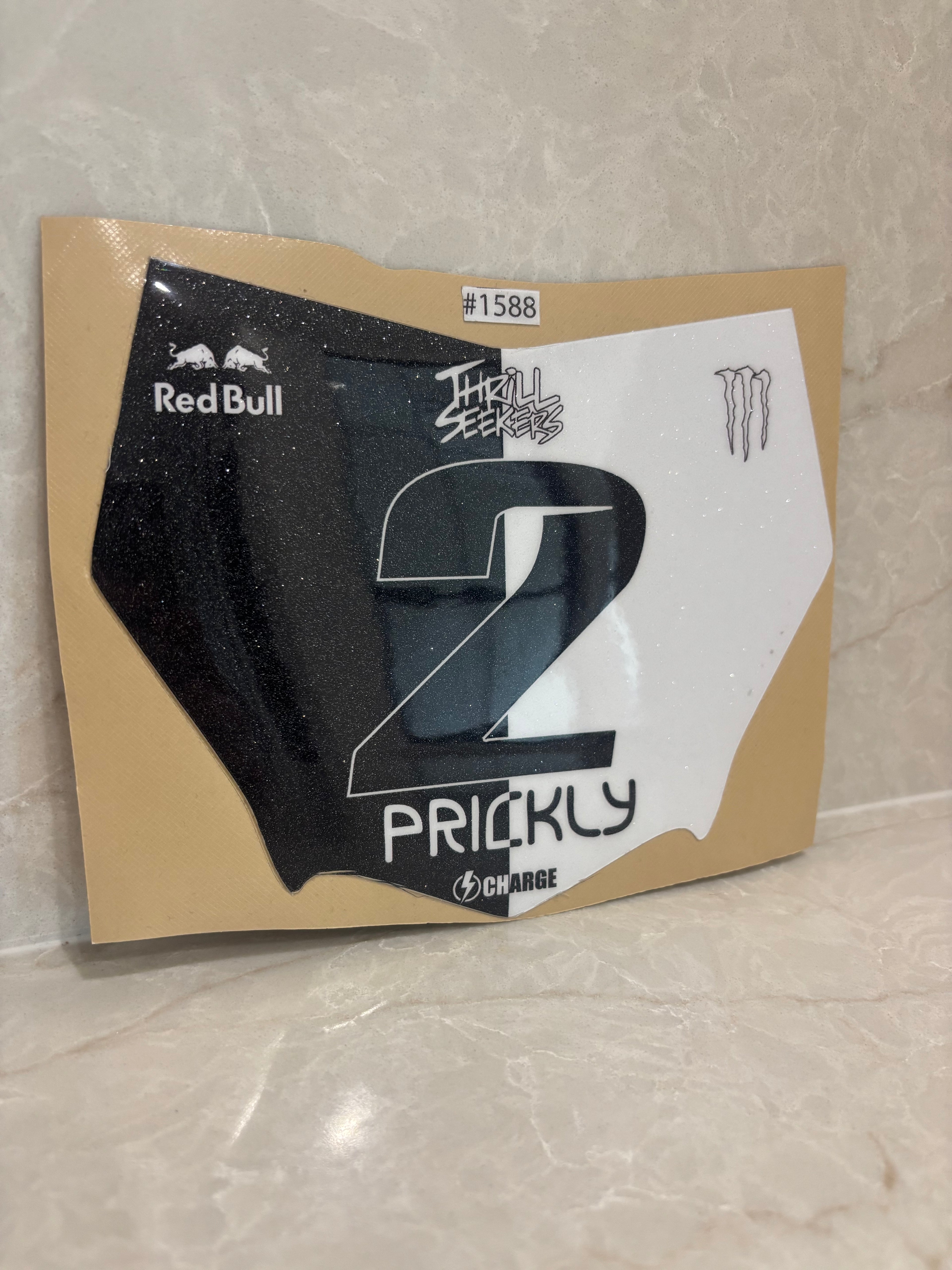 Motocutz plate sticker (Sparkle)