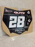 Motocutz plate sticker (Sparkle)