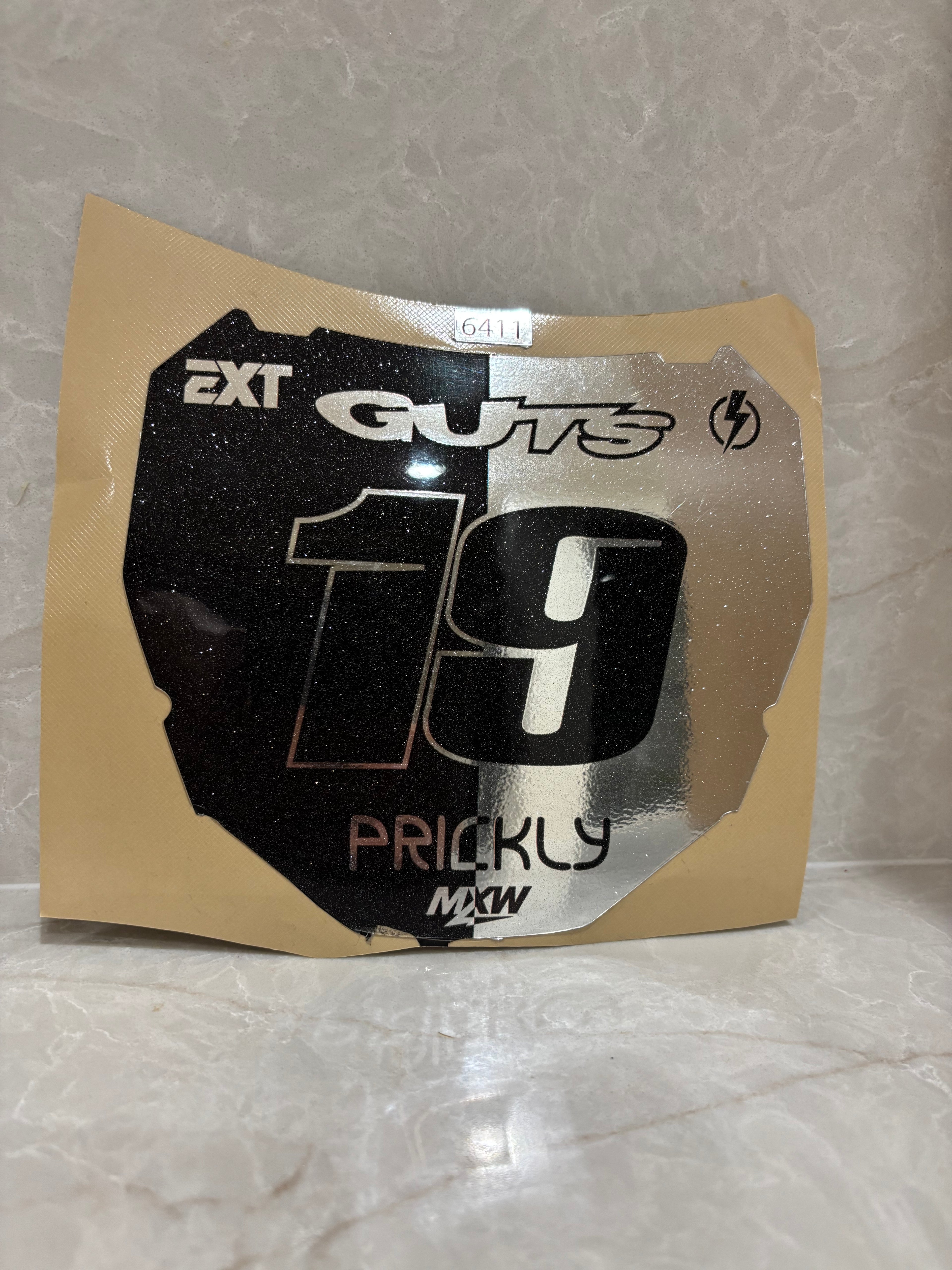 ODI plate sticker (Chrome and sparkle)