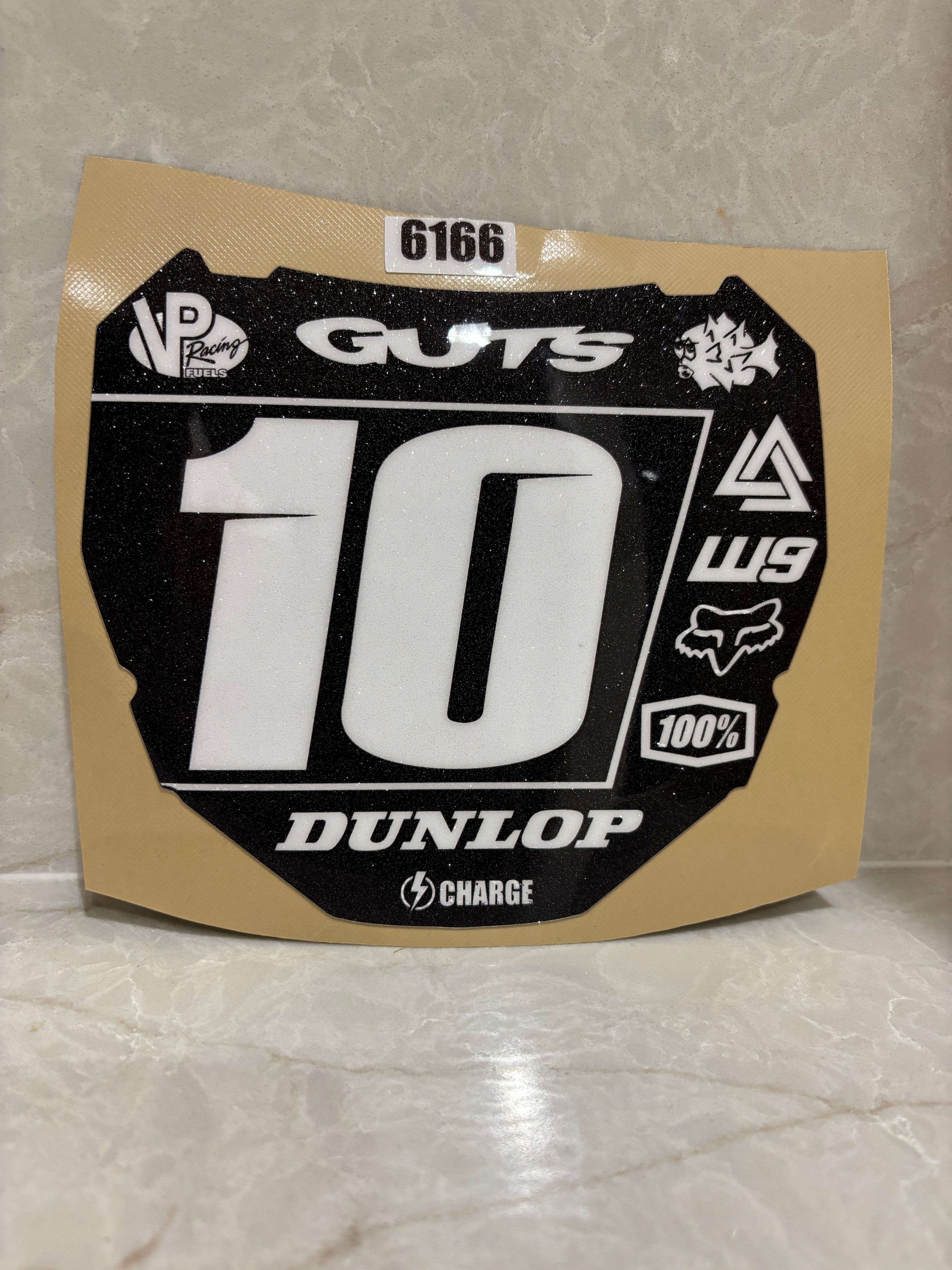 ODI plate sticker (Sparkle)