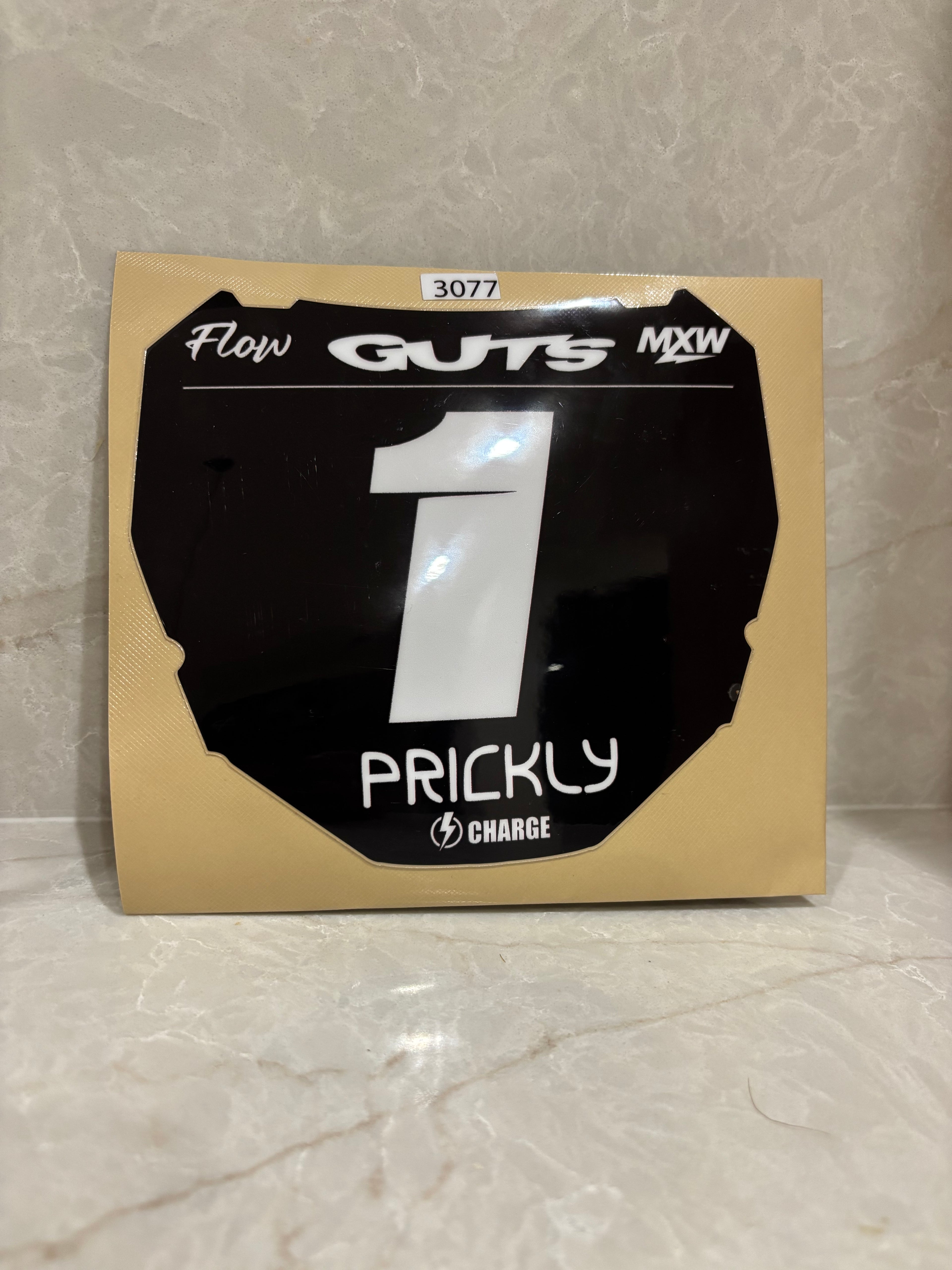 ODI plate sticker