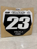 ODI plate sticker