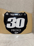 ODI plate sticker