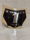 Motocutz plate sticker (Chrome and sparkle)