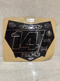 Motocutz plate sticker (Chrome and sparkle)
