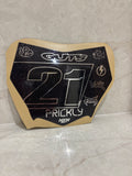 Motocutz plate sticker (Chrome and sparkle)