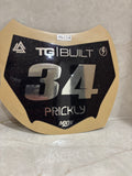 Motocutz plate sticker (Chrome and sparkle)