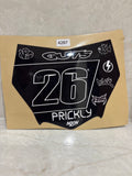 Motocutz plate sticker