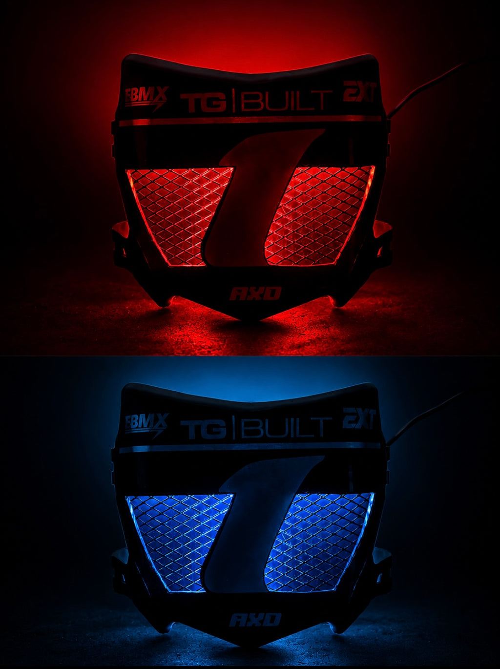 LED vented plate backing (Multi-color)