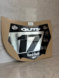 Motocutz plate decal (Chrome)