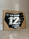 Motocutz plate decal (Chrome)