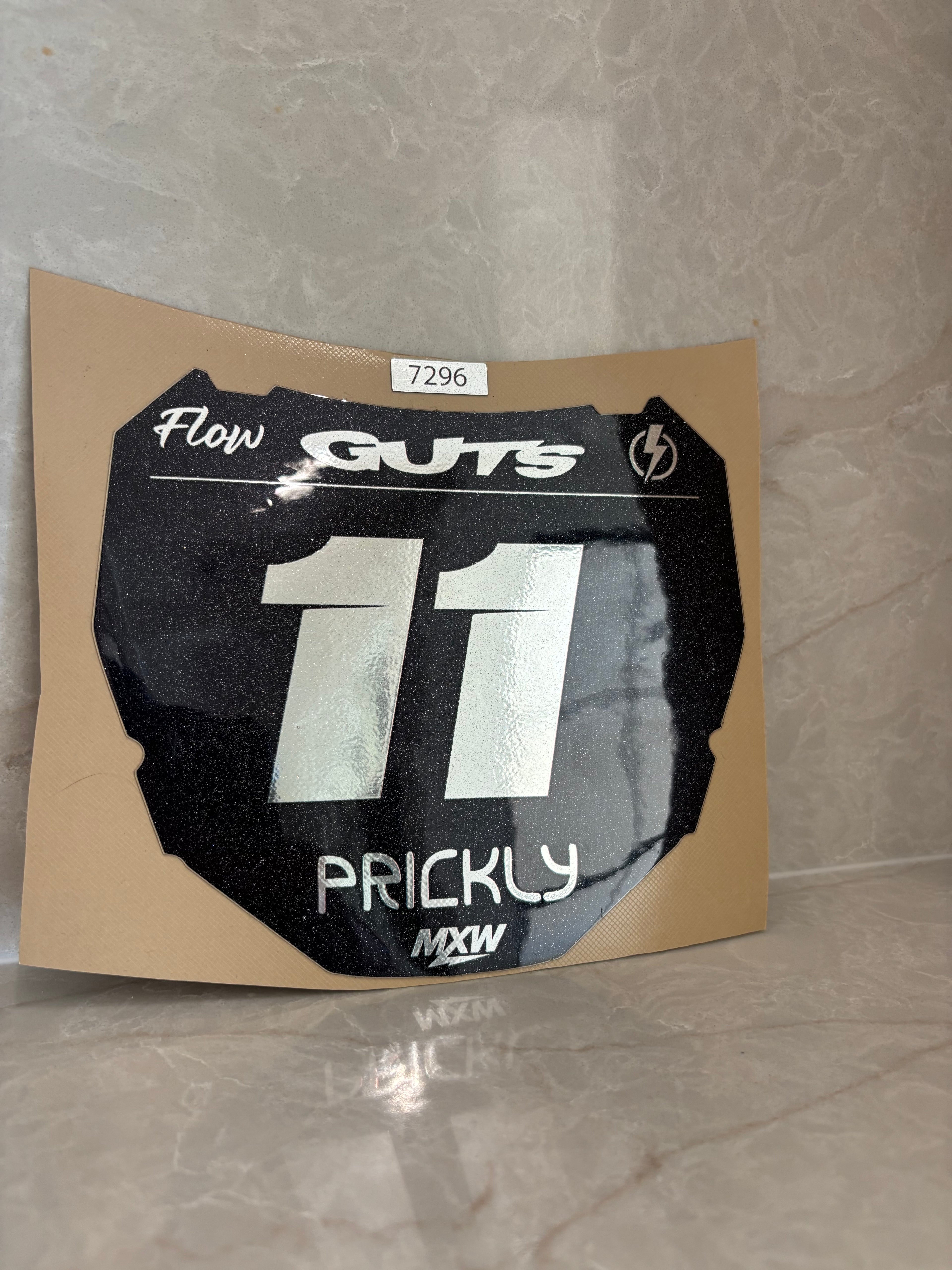 ODI plate decal (Chrome and sparkle)