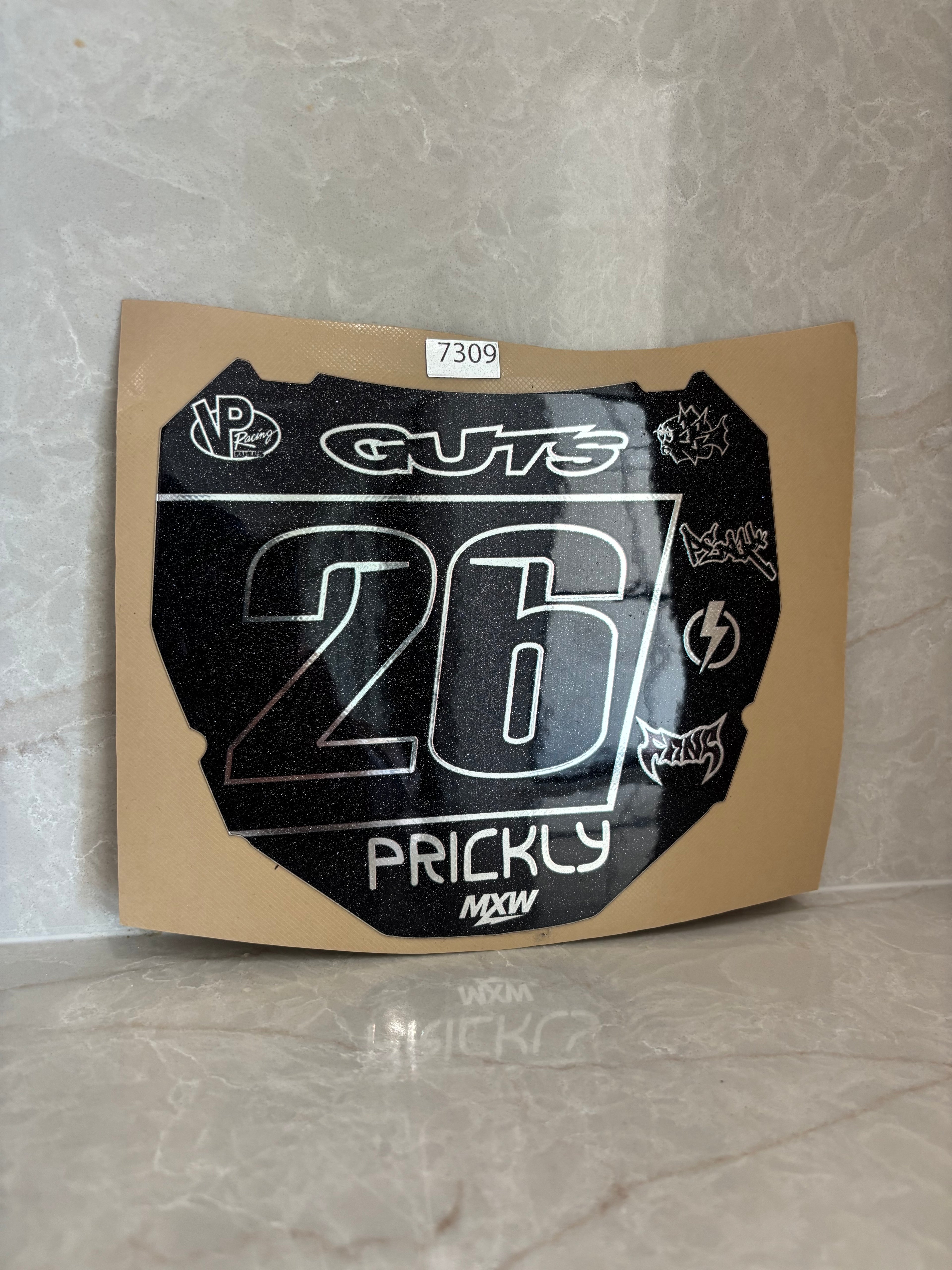 ODI plate decal (Chrome and sparkle)