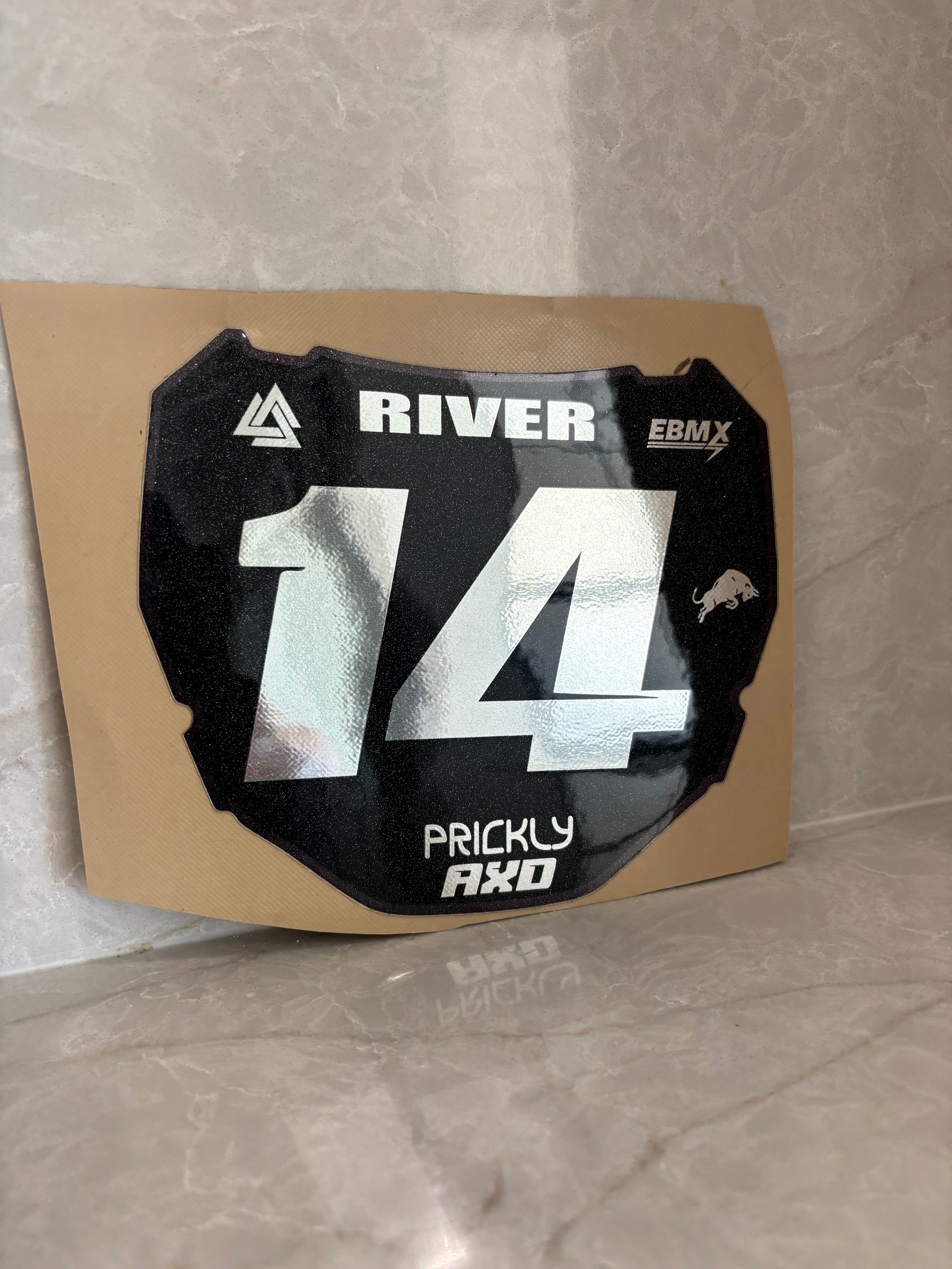 ODI plate decal (Chrome and sparkle)