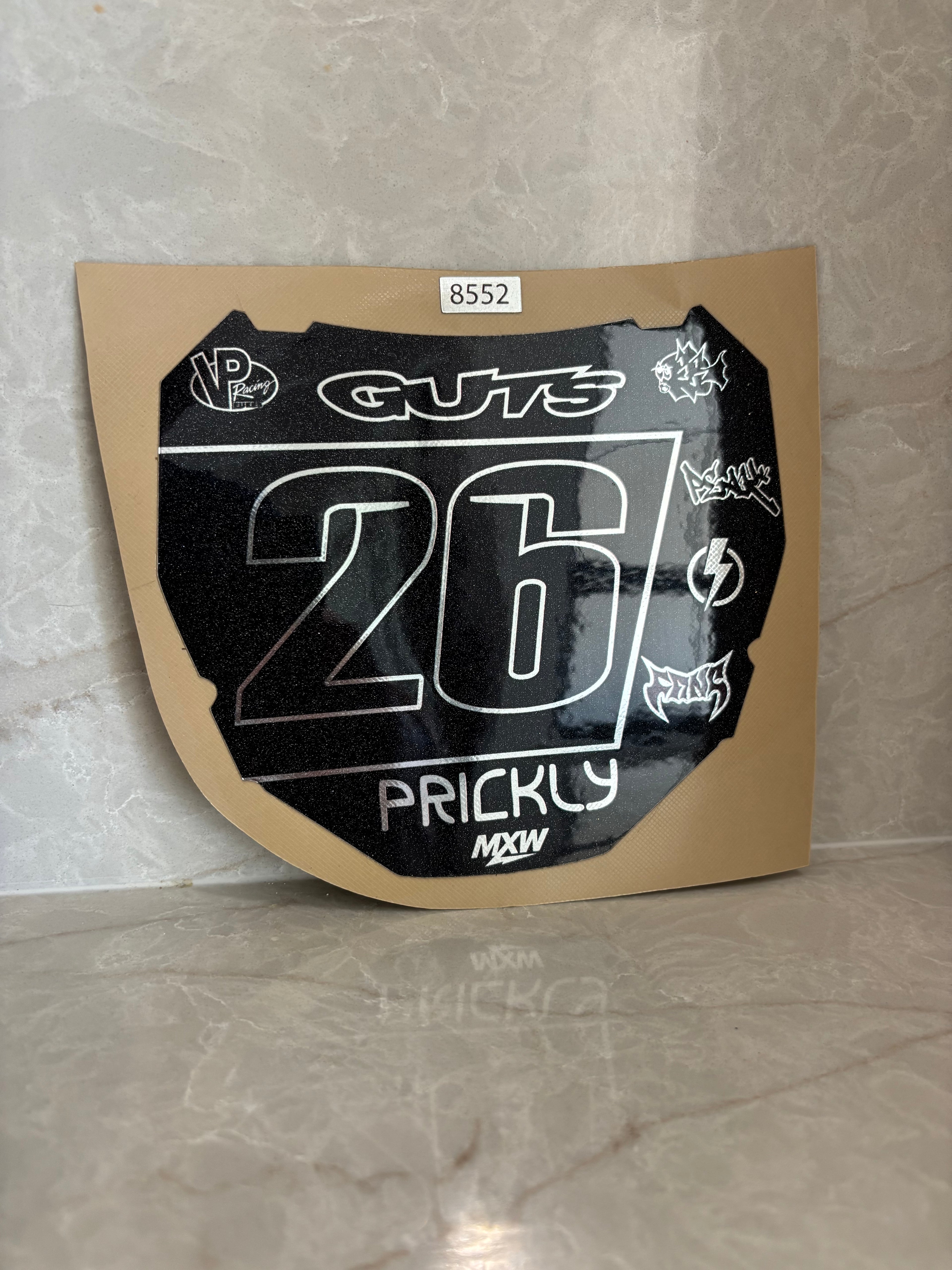 ODI plate decal (Chrome and sparkle)