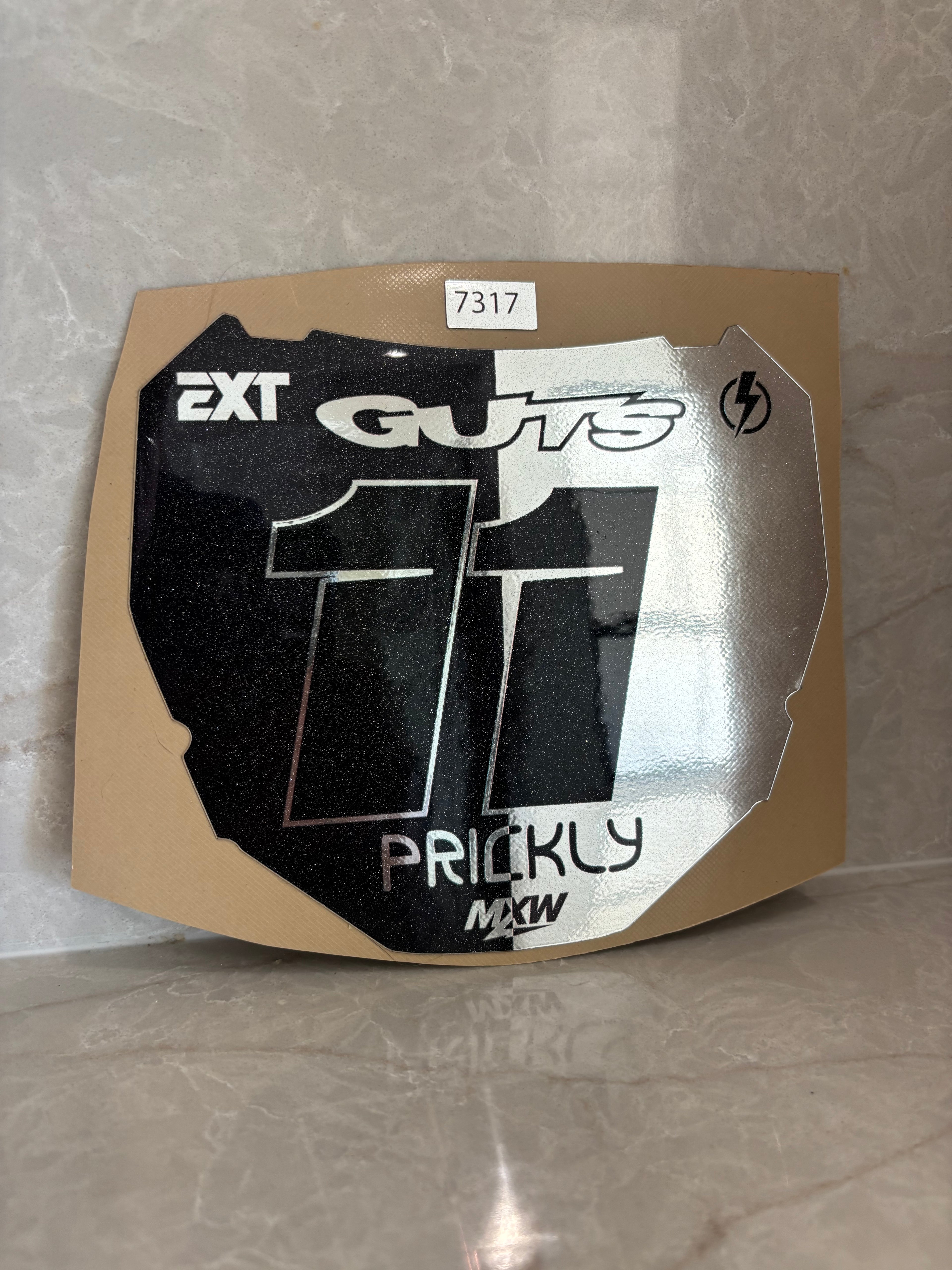 ODI plate decal (Chrome and sparkle)