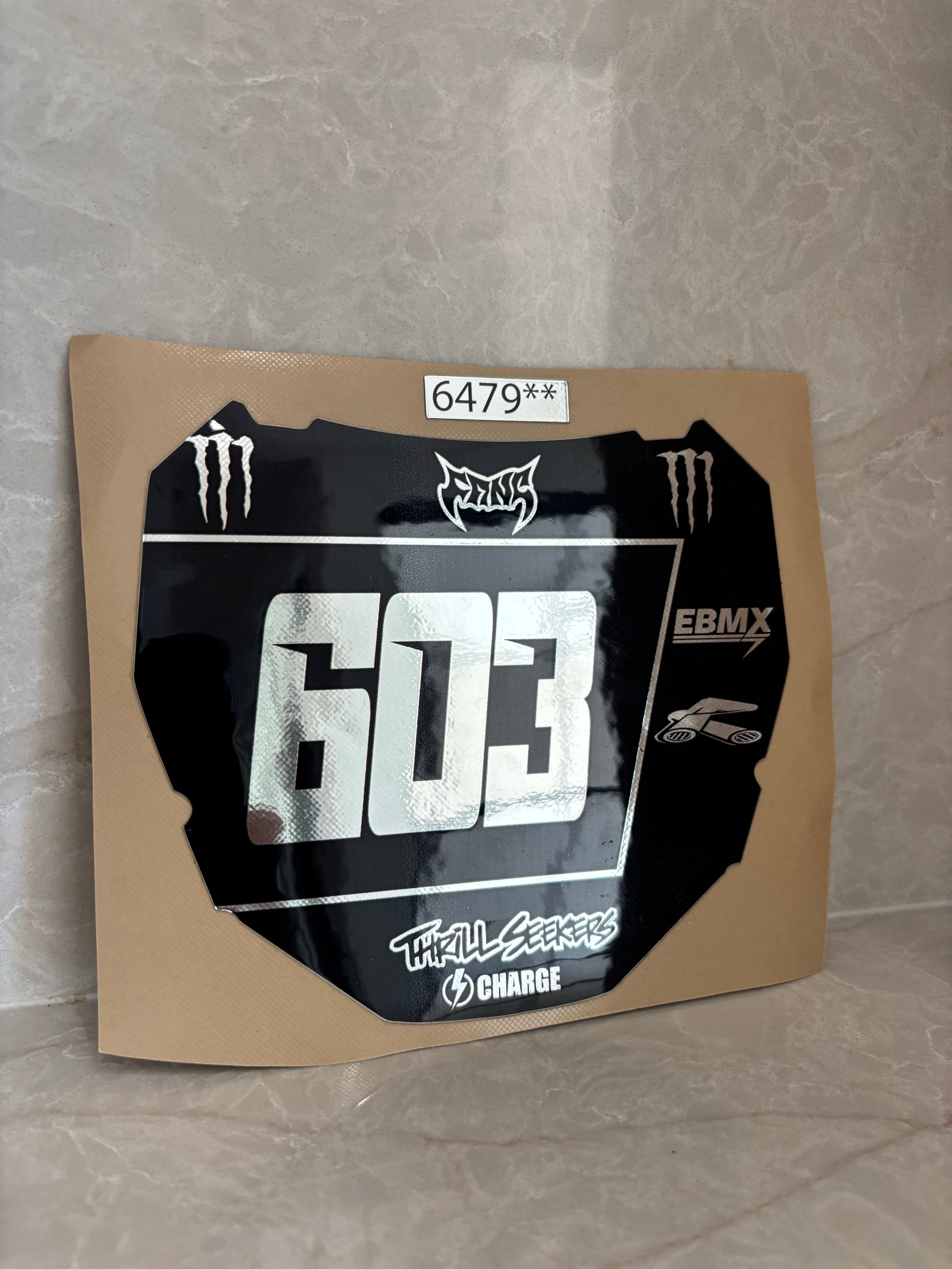 ODI plate decal (Chrome)