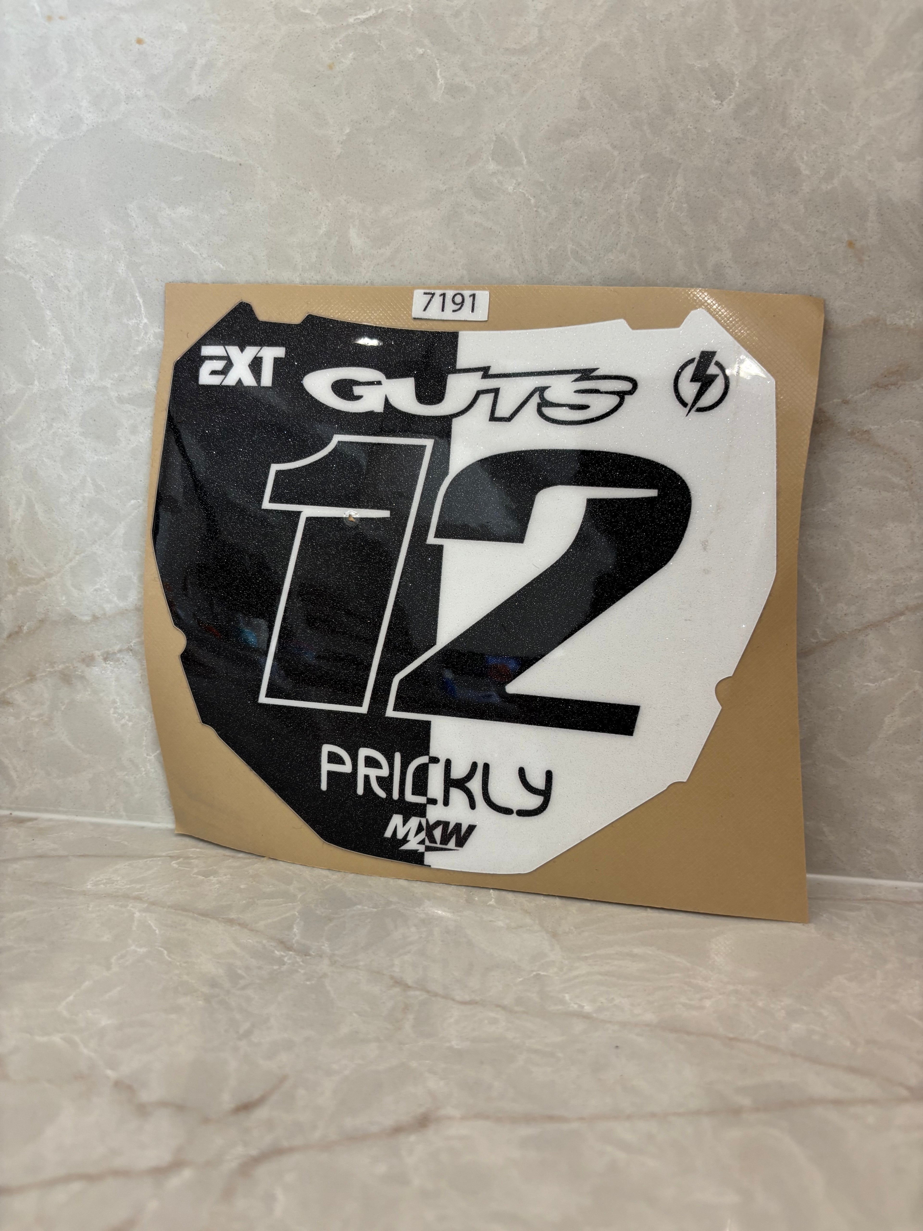 ODI plate decal (sparkle)
