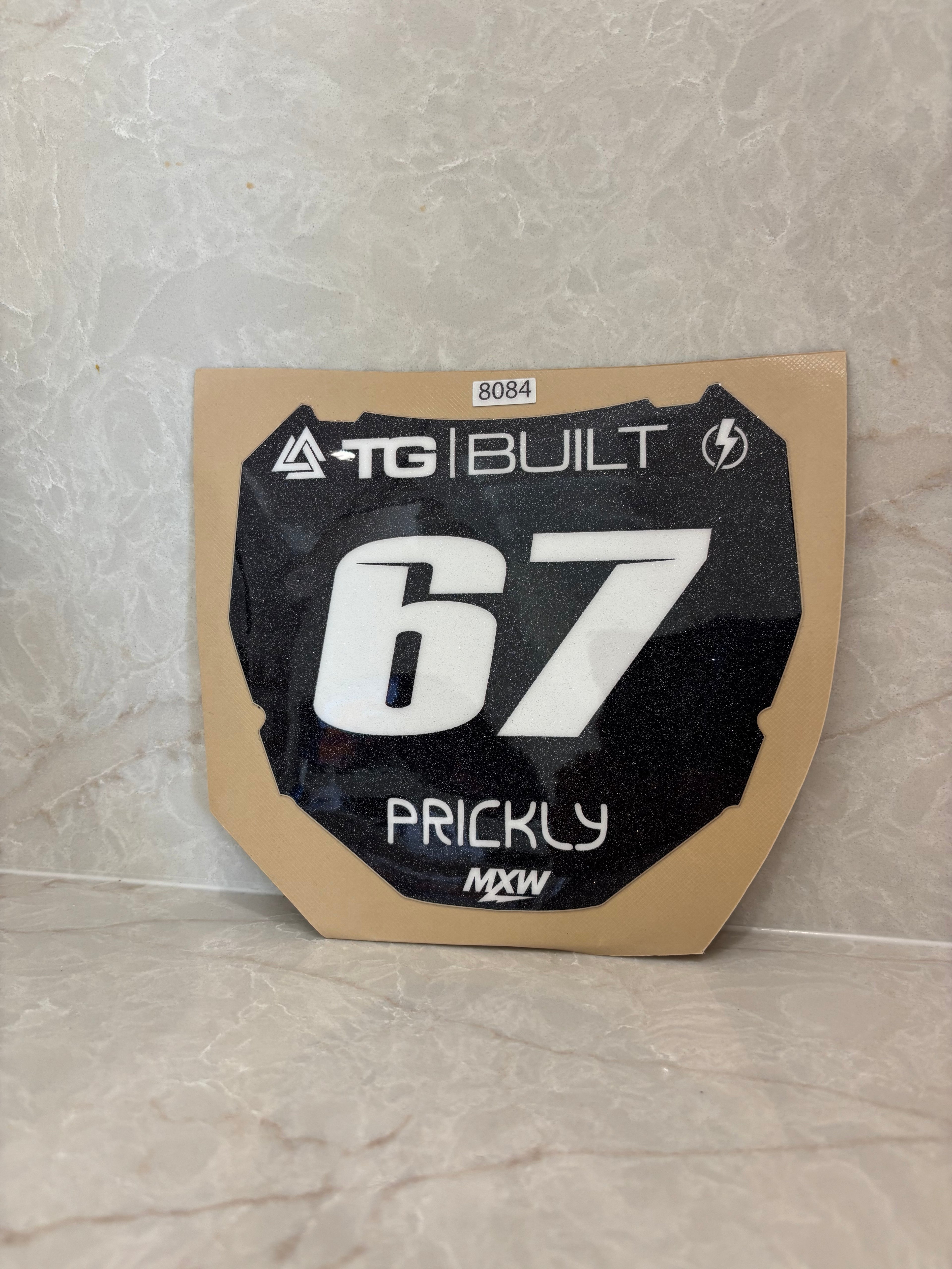 ODI plate decal (sparkle)